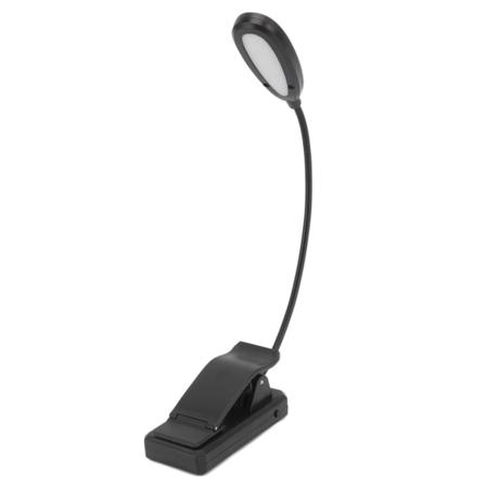 Klemme Bordlampe 360° Rotation 3 Farvetemperatur 5LEDs Klip Arbejdslys til Læsning Studie Kollegieværelse Kontor Soveværelse
