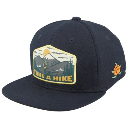SQRTN - Schwarz snapback Cap - Kids Hike Cap Black Snapback @ Hatstore