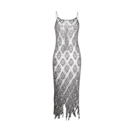 Maison Margiela Long Kjole Grå, Dame