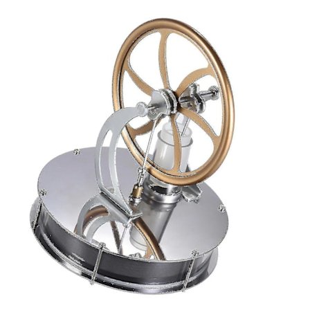 Lavtemperatur Stirling Motor Model Varme Damp Undervisning Legetøj DIY Kit(h)