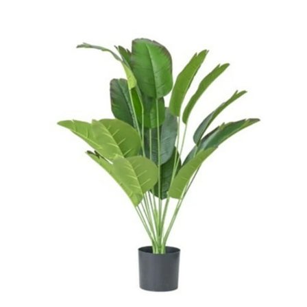 18 suurta keinotekoista ruukkukasvia, banaanipuu, väärennetty monstera, muoviset palmunlehdet kotiin, puutarhaan, hääkoristeeksi