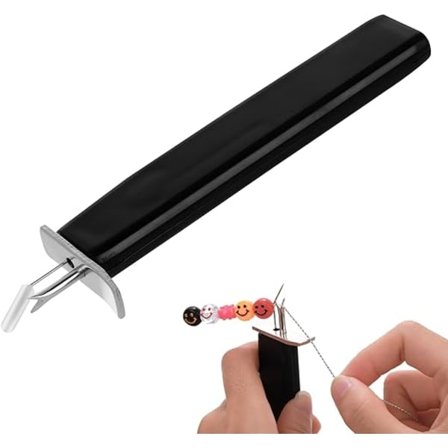 Knudeværktøj Skab Sikkerhedsknude Perlesmykkefremstillingsværktøj Knudemaskine Perleværktøj DIY Smykker Snøre Perler og Andre Perler