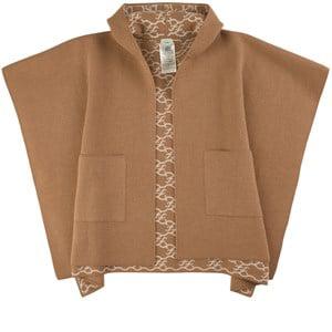 Kids - Fendi Camel FF Logo Poncho 8-10 Years - Jumpers and knitwear - 8-10 years - Brown