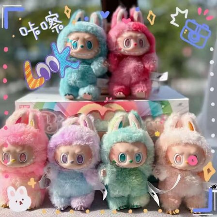 6 stk. kreative søte tegneserie flokk dukke gaver