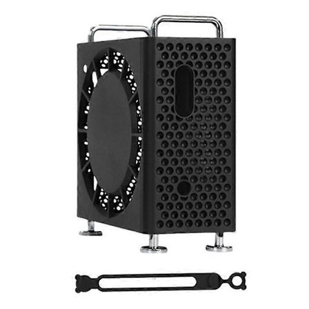 Kompatibel Kompatibel med Apple Mac Mini M4 / M4 Pro Beskyttelsesetui Anti-fall Kjøleskall med Kabel Silikonbånd - Perfekt