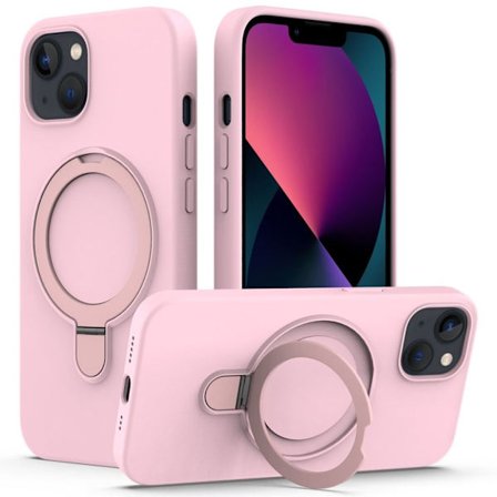 iPhone 14 Plus MagSafe Case with Ring Stand - Pink