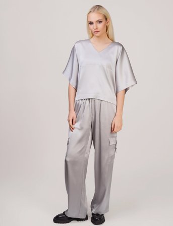 Ivo Nikkolo Woven Trousers, Tacargo - Grey - 34