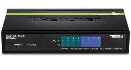 TRENDnet TPE-TG44G Switch 61.6 W, 4 portar, Dator & surf