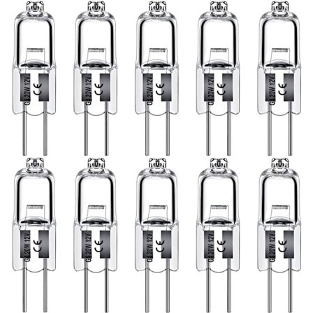 G4 Halogeenipolttimot 10W 12V - Lämmin valkoinen - 20 kpl pakkaus 10W 20 kpl 10W