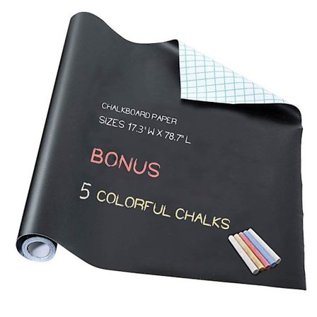 45x200cm Vinyl Chalkboard Wall Stickers Avtagbar Chalkboard Självhäftande Chalkboard Trace Wall Decals Art Art Chalkboard Stor Present till Barn