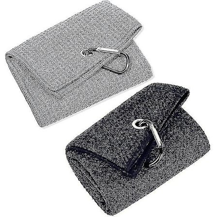 Golfpyyhe, Premium Mikrokuitu Waffle-Kuvioinen Pyyhe, Kestävä Karabiiniklipsi (2 Kpl)