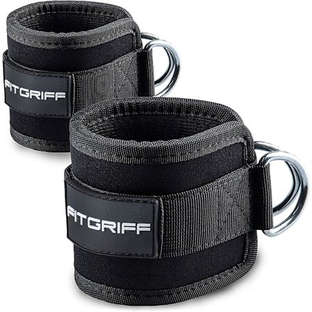 2 stk. Ankelremme til Kabelmaskiner Modstandsband Tilbehør