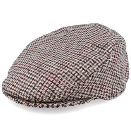 Mayser - Marrón flatcap Gorra - Frankie Soft Casual Brown Flat Cap @ Hatstore