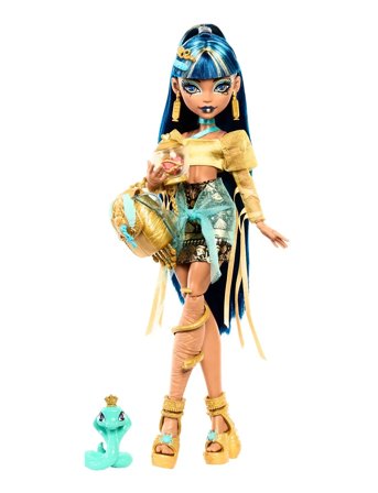 Monster High Cleo De Nile Fashion Doll With Pet Hissette And Accessories - Multi/patterned - ONE SIZE