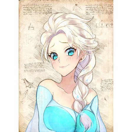 A3 Print - Disney - Frost Elsa 1