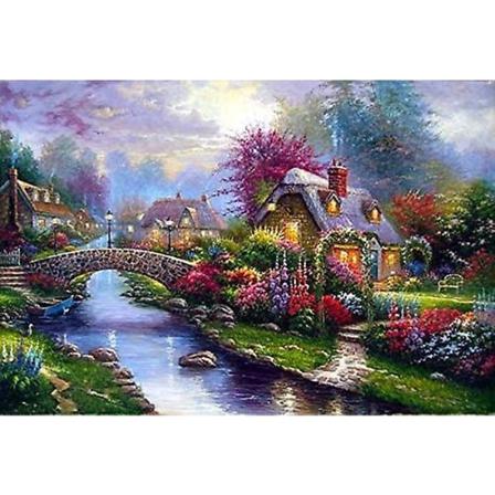 5d Diamond Painting, Gör-det-själv-dekoration, Julklapp, 30*40cm