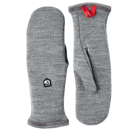 Hestra Gravita Merino Liner Mitt Unisex Grey