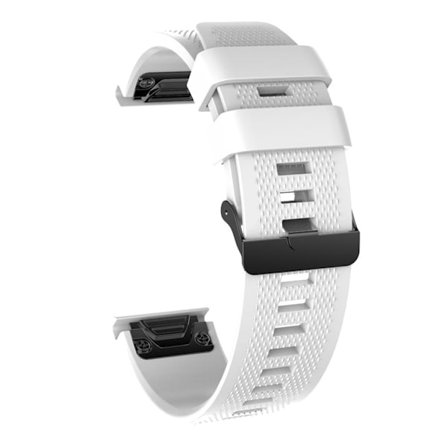 Garmin Fenix 5S Klockarmband i silikon - Vit