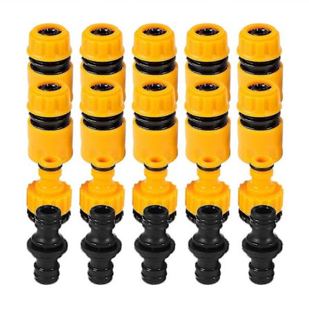 20 st Slangkopplingsset, Kopplingsslang Ändkoppling Dubbel Slangförlängare Slang (LGL)