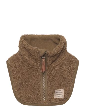 Matakton Teddyfleece Zip Neckwarmer. Grs Accessories Scarves & Neckwarmers Neckwarmers Grønn Mini A Ture*Betinget Tilbud