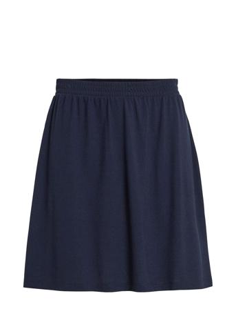 Vimo Y Short Skirt /Ka Kort Skjørt Marineblå Vila*Betinget Tilbud