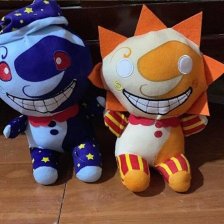 Sundrop fnaf Clown Docka Säkerhetsbrist Sol Måne Docka Midnattsbjörn Leksak plysch mjuk