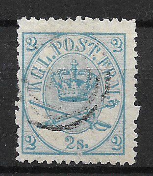 Danmark 1870 - AFA 11A - Stemplet