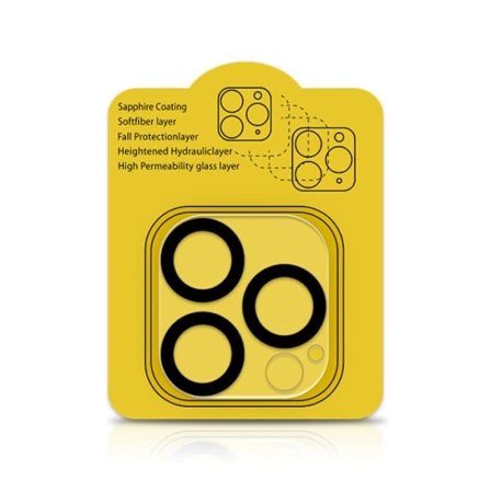 2-pack för iPhone 13 linsfilm, 12Pro HD-skärmstryck lins skyddande film, härdat glas för iPhone 11 (IP 13) kamera