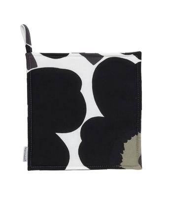Pieni Unikko Pot Holder Home Textiles Kitchen Textiles Oven Mitts & Gloves Sort Marimekko Home