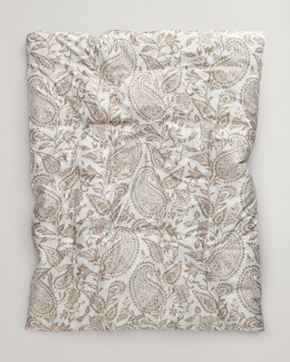 GANT - Dobbeldynetrekk med paisleymønster 200x220cm dry sand