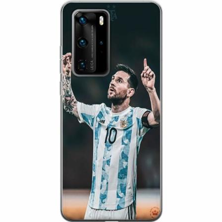 Huawei P40 Pro Genomskinligt Skal Messi