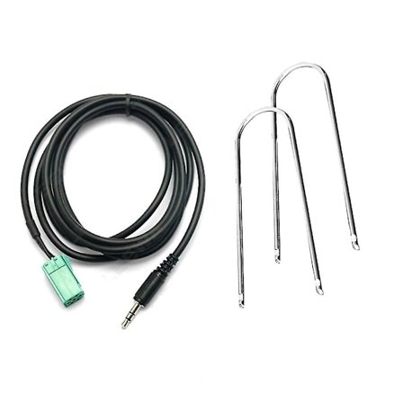 Renault Bilradio Mp3 Aux-adapter Med 3,5 Mm Aux-inngang Jack-kabel For Clio Megane Og Laguna
