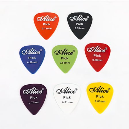 10-Pak - Gitar Plekter - Elektrisk gitar / Bassgitar