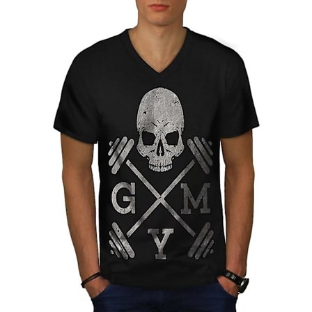 Skull Gym Fitness Sport Herr T-shirt