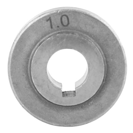 Ruostematonta teräslankaa syöttävä tela 0,8/1,0/1,2/1,4/1,6 hitsauslankaa syöttävä ohjauspyörä (1,0 mm)