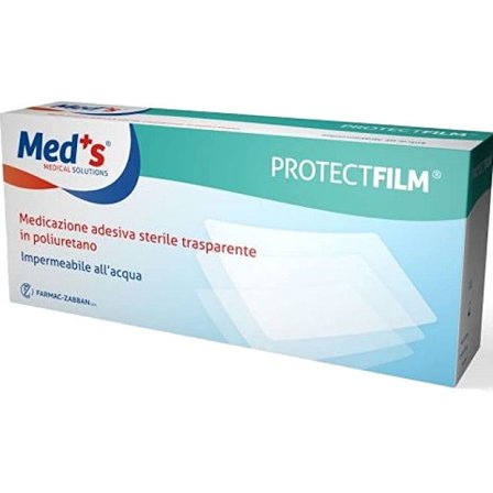Med's Protectfilm Medicazione Adesiva Impermeabile 10x12cm 10