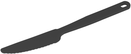 Sea to Summit Camp Cutlery Polypropylen Knife Charcoal - Mukit, Lautaset & Ruokailuvälineet
