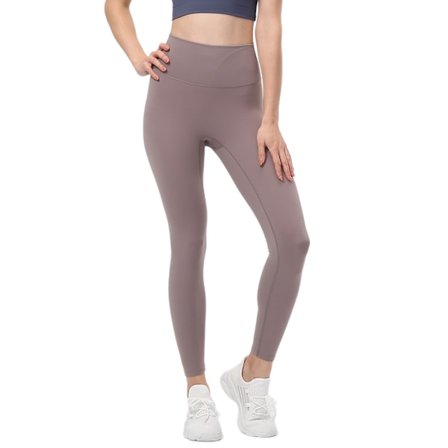 Fit Kompressions Yoga Bukser Power Stretch Trænings Leggings med Høj Talje Mavekontrol (M)