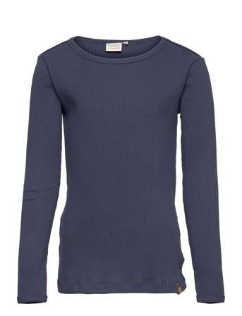 T-Shirt Ls Rib Blue Minymo