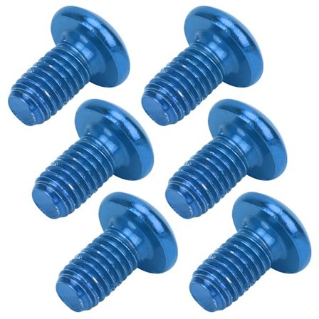 M5x10mm Mountainbike Bromsskiva Titan Stål Skruv Cykel Universal T25 Head Bolts Blå