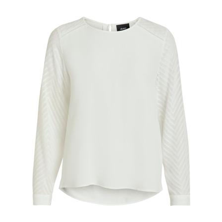 Vila, Objzoe TOP Wit, Dames, Maat:M
