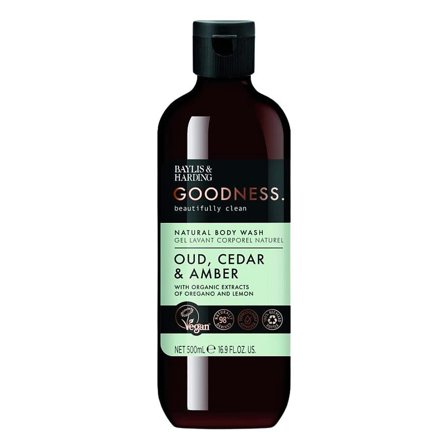 Baylis & Harding Body Wash Oud, Cedar & Amber, Skincare, Kropspleje, Bodyshampoo