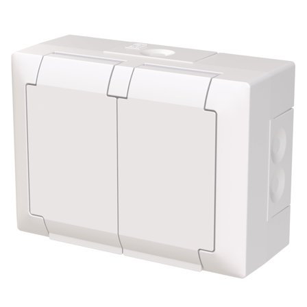 ABB 2TKA00005893 Vägguttag 2-vägs 2-vägs, Strömbrytare & vägguttag