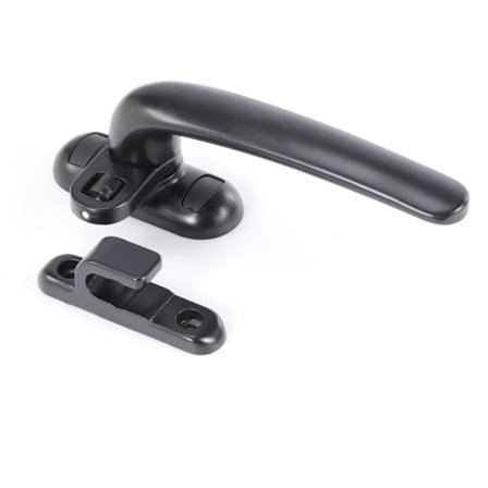 Dørhåndtak og vindu låsbart vindushåndtak lås svart