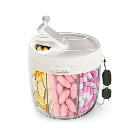 7-dagars 7-facks pillerorganisatör – Stor kapacitet, livsmedelsgodkänd plast, vattentät, praktisk för daglig förvaring av piller/tabletter