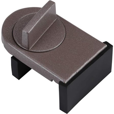 2 stk. Vindues Sikkerhedsstoppere Vindueslåse, Børnesikring Skydevindue Dørlåse, Holdbart Glidelås og Sikkert Dørlås