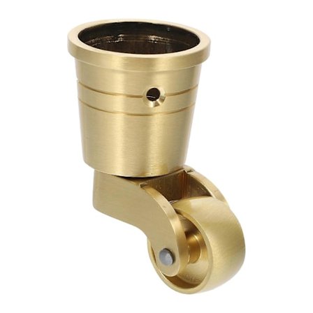 Universell Hjul Starkt Mässingshjul 360 Graders Rotation Hjul för Möbler