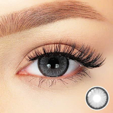 Färgade Linser – Luna Series – 12 Månader - Pony Gray