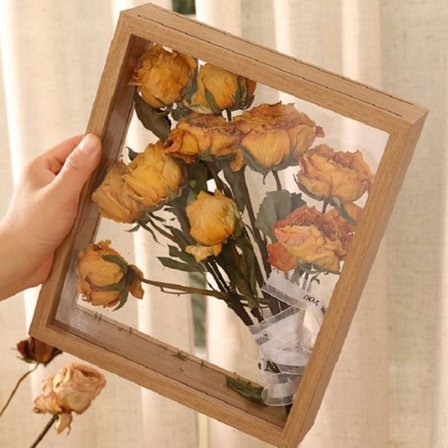 Blomsterskärmsram Väggfäste TRÄ 8 TUM - 15,2X20,3CM