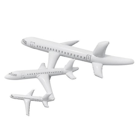 Super Cool Oppustelig Legetøjsfly Stor Oppustelig Fly Flymodel Til Børn